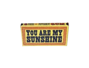Жвачка Blue Q Gum You Are My Sunshine Peppermint